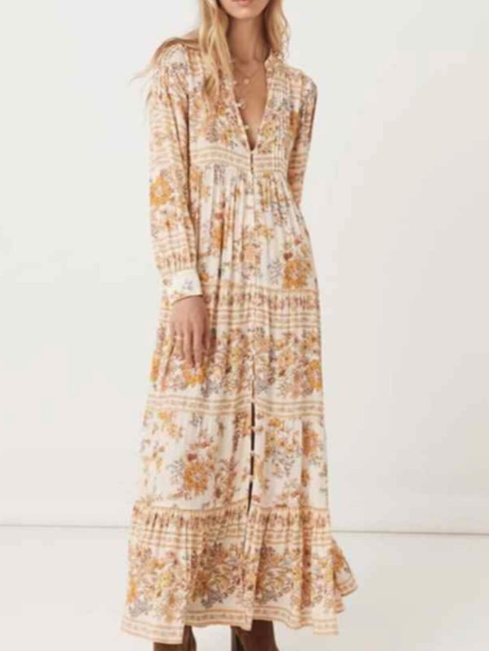 Spell Meadowland Cream Gown